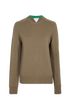 Bottega Veneta Green Stitching Jumper, front view