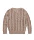 Brunello Fish Net Jumper, &pound;150, Clothing, Brown, Cotton, Back view
