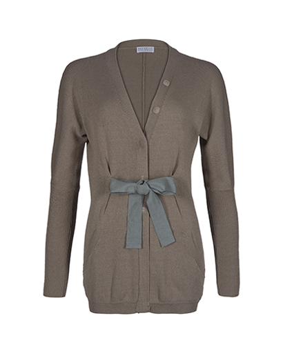 Brunello Cucinelli Belted Cardigan, front view
