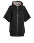 Burberry Check Short Sleeve Hoodie, front view