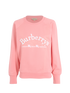 Burberry Logo Sweatshirt, &pound;140, Clothing, Pink, Cotton, Front view
