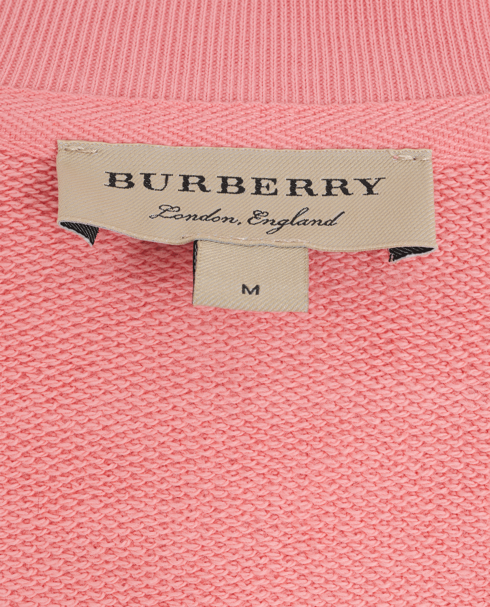 Burberry Logo Sweatshirt, &pound;140, Clothing, Pink, Cotton, Other view