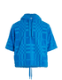 Burberry Morden Terrycloth Hoodie, front view