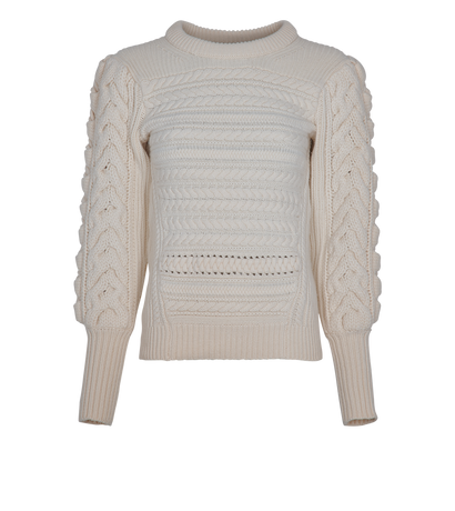 Burberry Cable Knit Jumper, front view