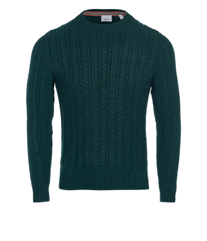 Burberry Cable Knit Jumper, front view