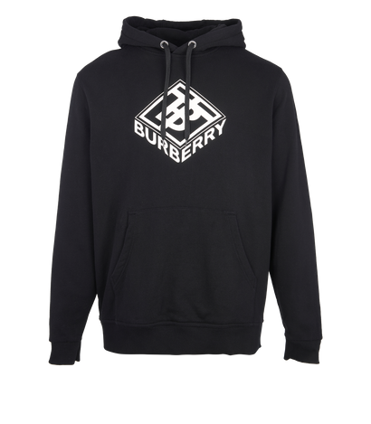 Burberry Ellison Logo Hoodie, front view
