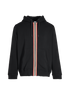 Burberry Signature Stripe Zipped Hoodie, front view
