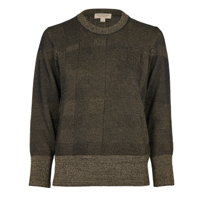 Burberry Metallic Jumper, front view