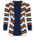 Burberry Chevron Striped Sweater, front view