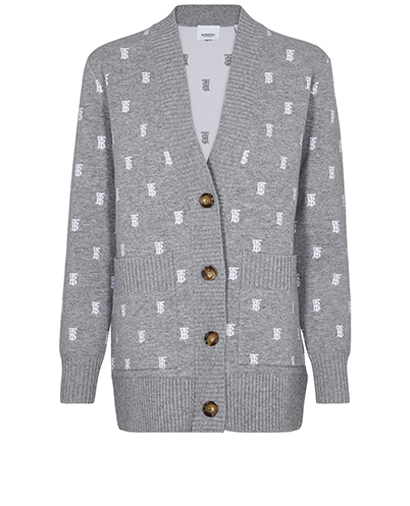 Burberry Monogram Buttn Front Cardigan, front view