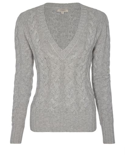 Burberry Knitted V-neck Jumper, front view