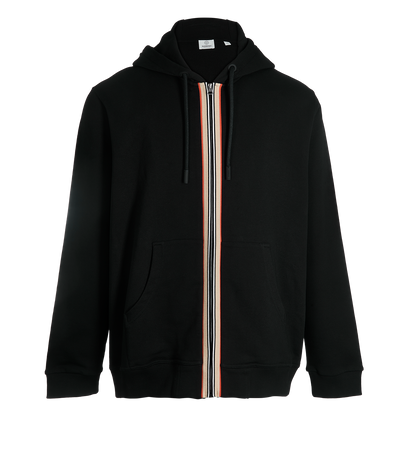 Burberry Zipped Up Hoodie, front view
