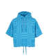 Burberry Check Towelling Hoodie, front view