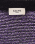 Celine Printed Crew Neck Jumper, £475, Clothing, Black/Purple, Mohair, Other view