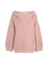 Celine Hooded Jumper, &pound;595, Clothing, Pink, Alpaca Wool/Polyester (Polymer), Front view