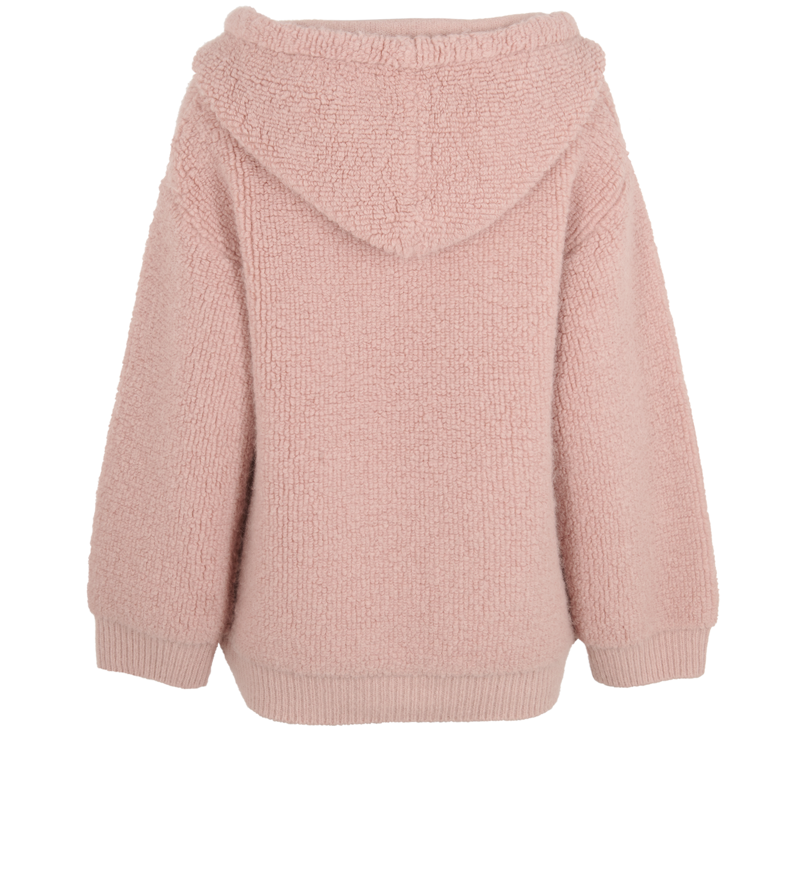 Celine Hooded Jumper, &pound;595, Clothing, Pink, Alpaca Wool/Polyester (Polymer), Back view