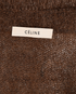 Celine Crewneck Knit Jumper, £150, Clothing, Brown, Mohair/Polyester Mix, Other view