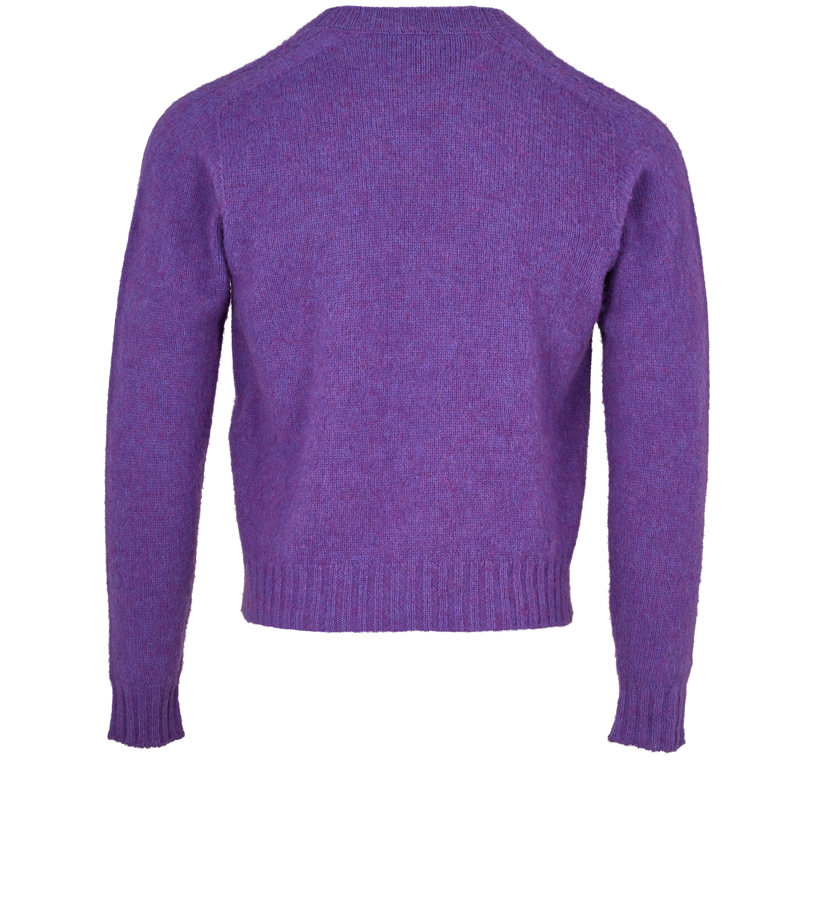 Celine Triomphe Embroidered Jumper, &pound;420, Clothing, Purple, Wool, Back view