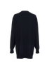 Celine Patch Pockets Cardigan, &pound;350, Clothing, Navy, Cashmere/Python, Back view