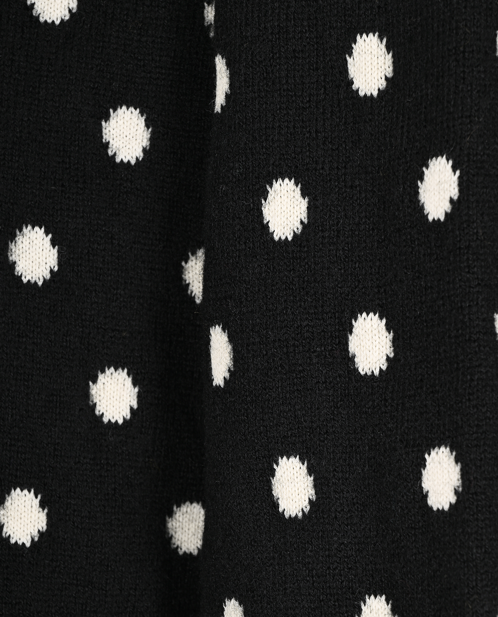 Celine Dots Jumper, &pound;250, Clothing, Black/White, Wool, Other view