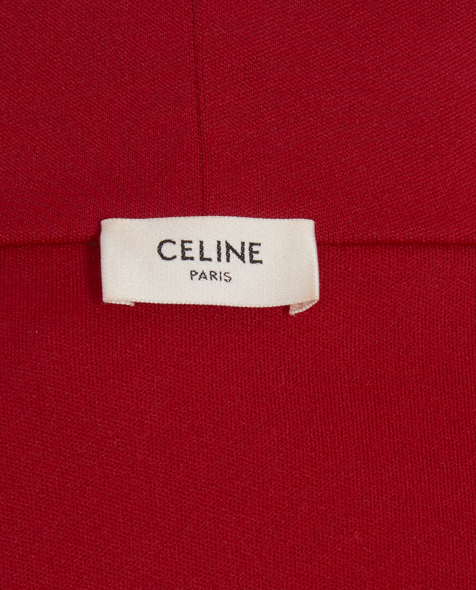 Celine Cropped Hoodie, &pound;350, Clothing, Red, Polyester, Other view