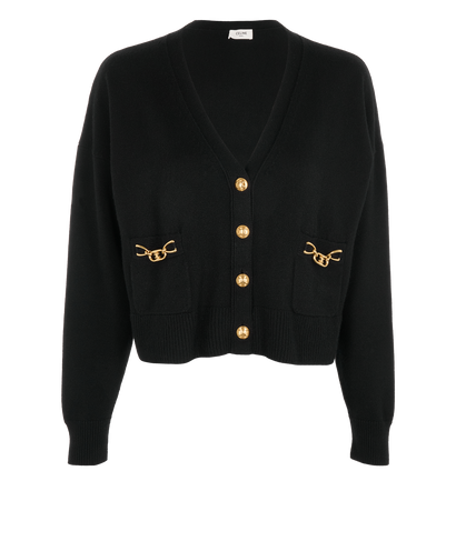 Celine Gourmette Cardigan, front view