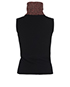 Chanel Roll Neck Vest, back view