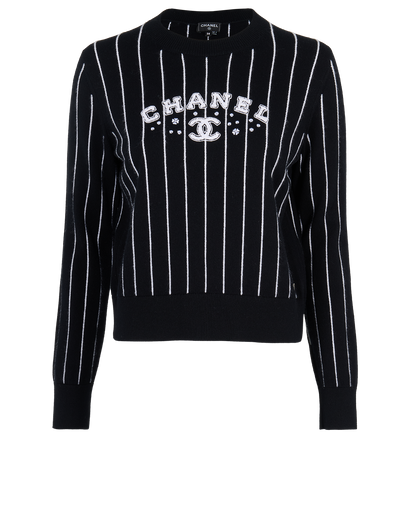 Chanel CC Logo Jumper, front view