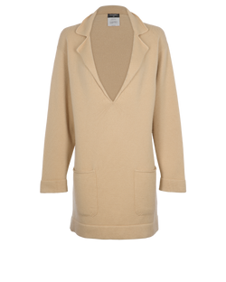 Chanel V-neck Jumper, Cashmere, Beige, Sz 16, 3*