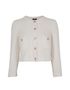 Chanel Embellished Button Up Cardigan, £750, Clothing, White, Cashmere, Front view
