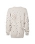 Chanel Embellished C Poka Dot Sweater, back view