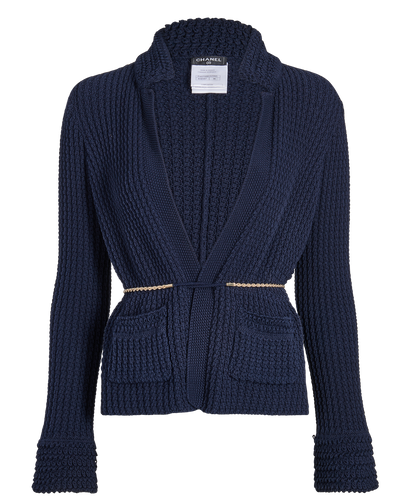 Chanel Knit Open Cardigan, front view