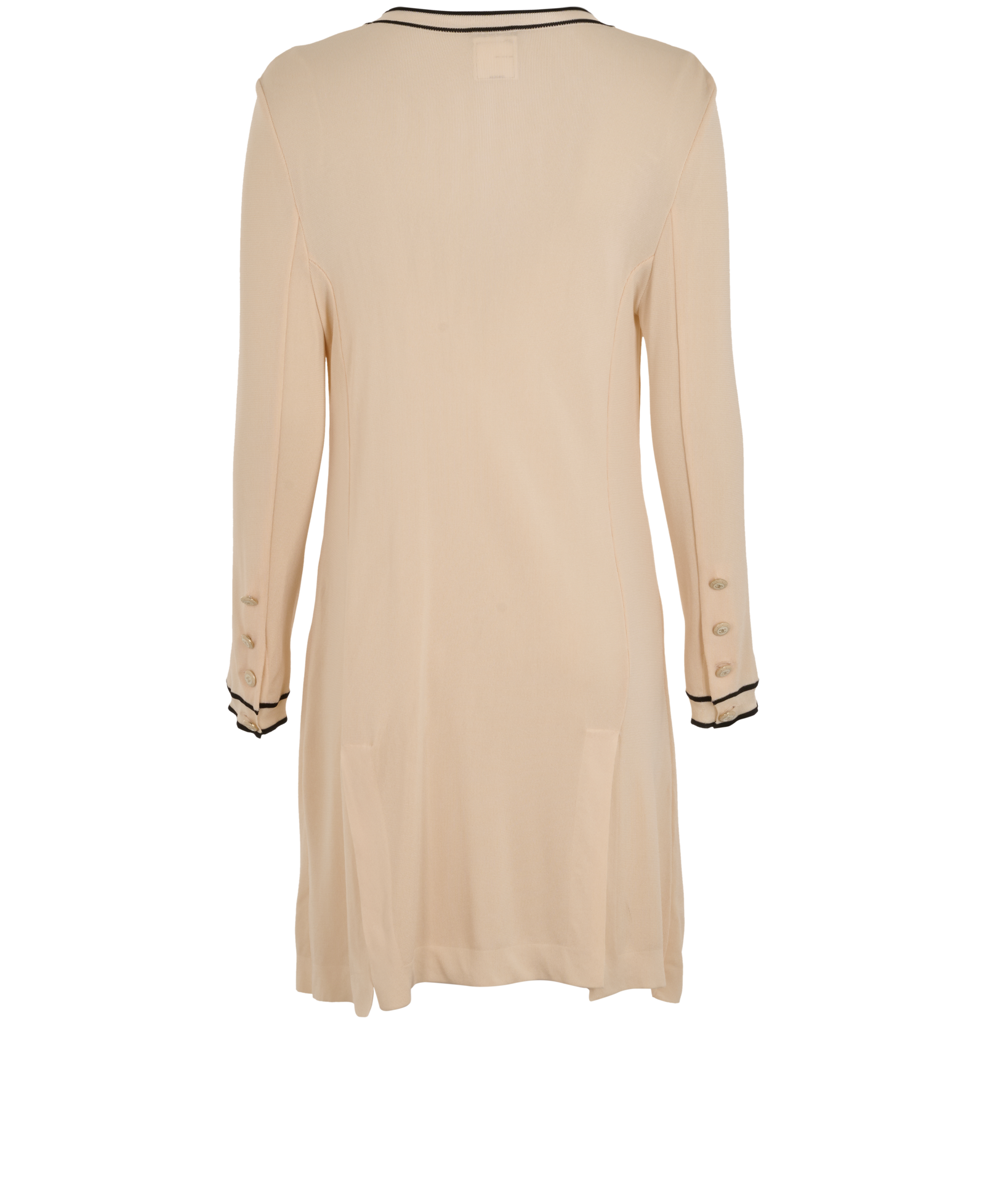 Chanel Cruise 2014 Longline Cardigan, &pound;495, Clothing, Cream, Viscose, Back view