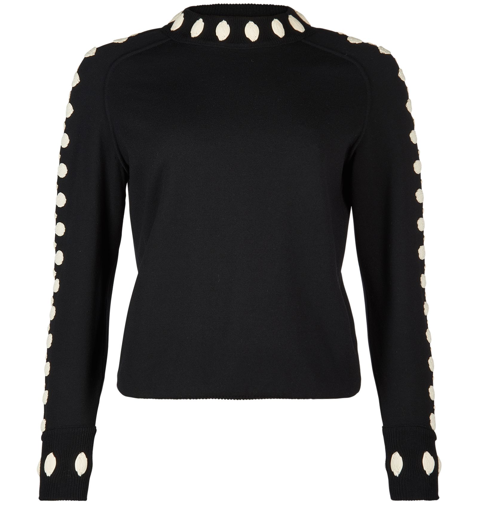 chanel embroidered jumper