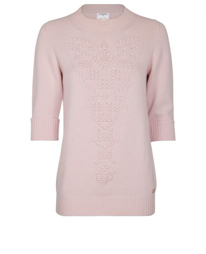 Chanel Short Sleeve Sweater, front view