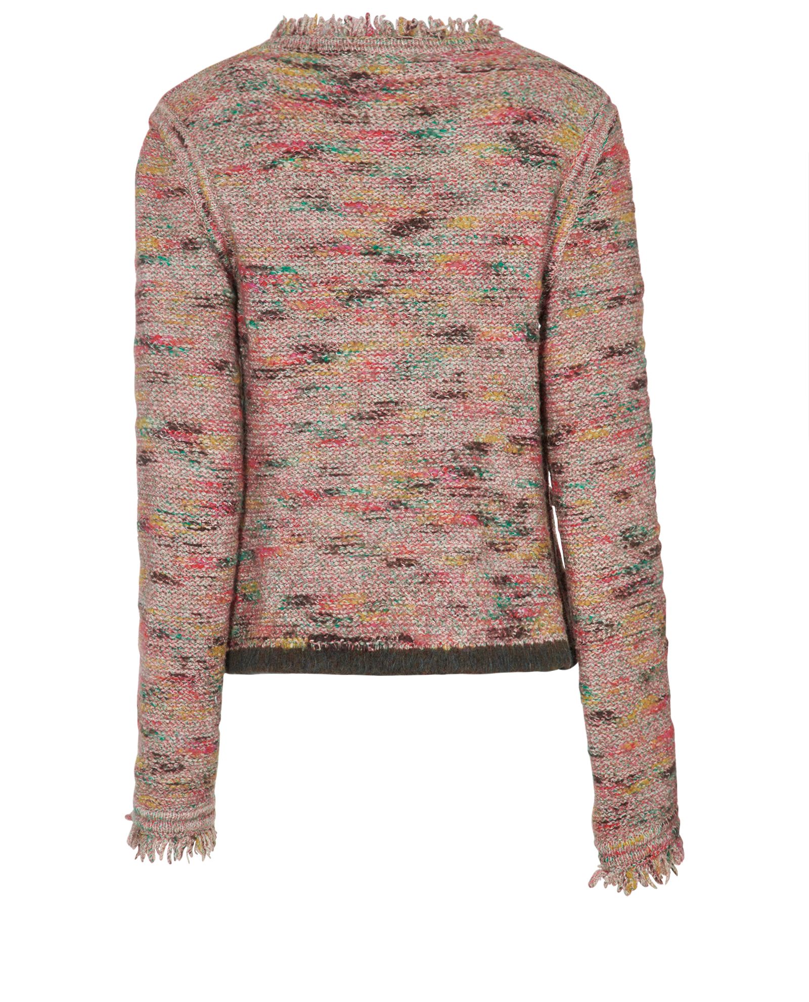 Chanel Identification Fringed Jacket, &pound;550, Clothing, Pink, Wool, Back view