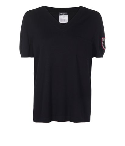 Chanel Pocket Short Sleeve Jumper, front view