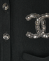 Chanel CC Cardigan, &pound;795, Clothing, Black, Cashmere, Other view