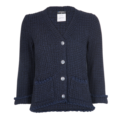 Chanel CC Buttons Cardigan, front view