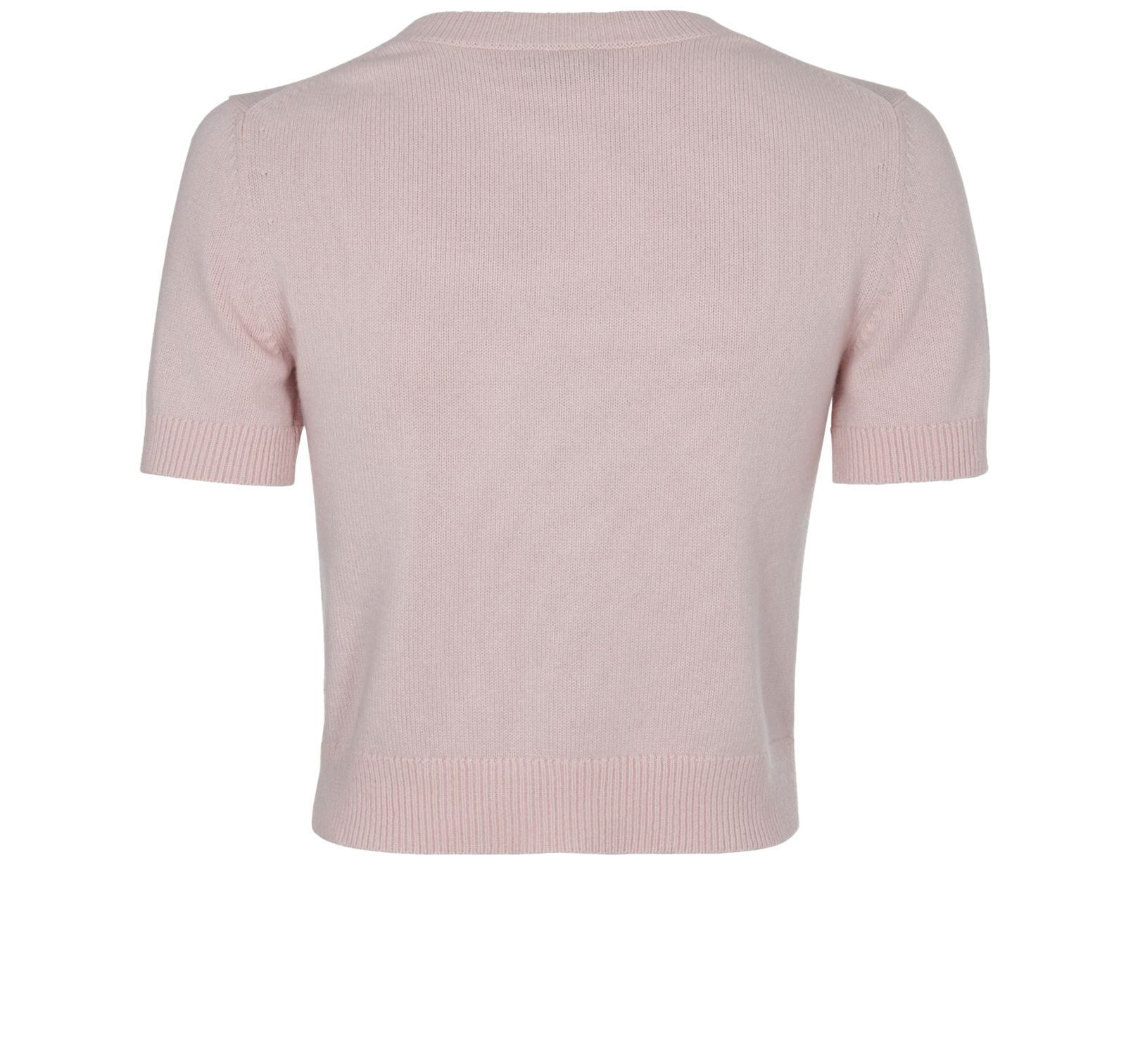 Chanel Short Sleeve Cardigan, &pound;750, Clothing, Pink, Cashmere, Back view