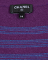 Chanel Metallic-Stripe Short Sleeve Jumper, other view