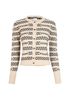 Chanel Vintage Chain Striped Cardigan, front view
