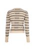 Chanel Vintage Chain Striped Cardigan, back view