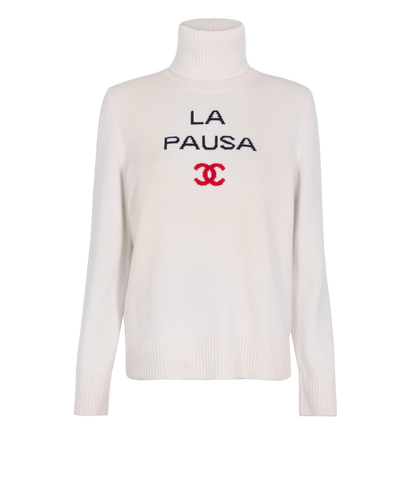 Chanel La Pausa Turtleneck Jumper, front view