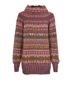 Chanel High Neck Knit Jumper, Wool, Multi, Sz 10, 2*