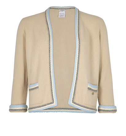 Chanel 05A Cashmere Cardigan, front view