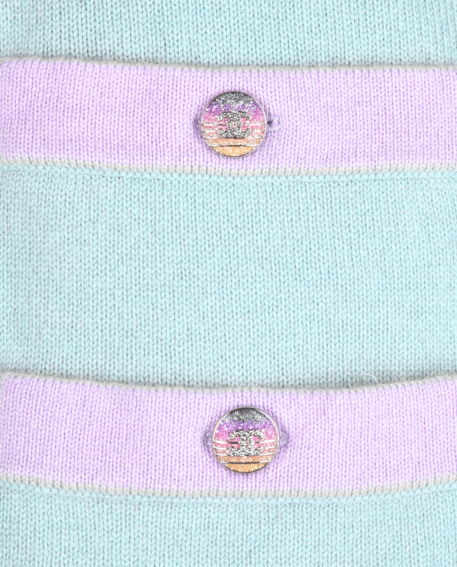 Chanel 24C Long Cardigan, &pound;1,800, Clothing, Blue/Light Blue/Purple, Cashmere, Other view