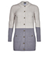 Chanel Grey Cardigan, front view