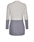 Chanel Grey Cardigan, back view