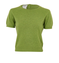 Chanel Short Sleeves Jumper, Cashmere, Green, UK12, 2*